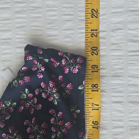 NWT*J CREW Topstitched scoopneck bikini top navy twilight berry womens 3X #BE725 - Picture 11 of 12